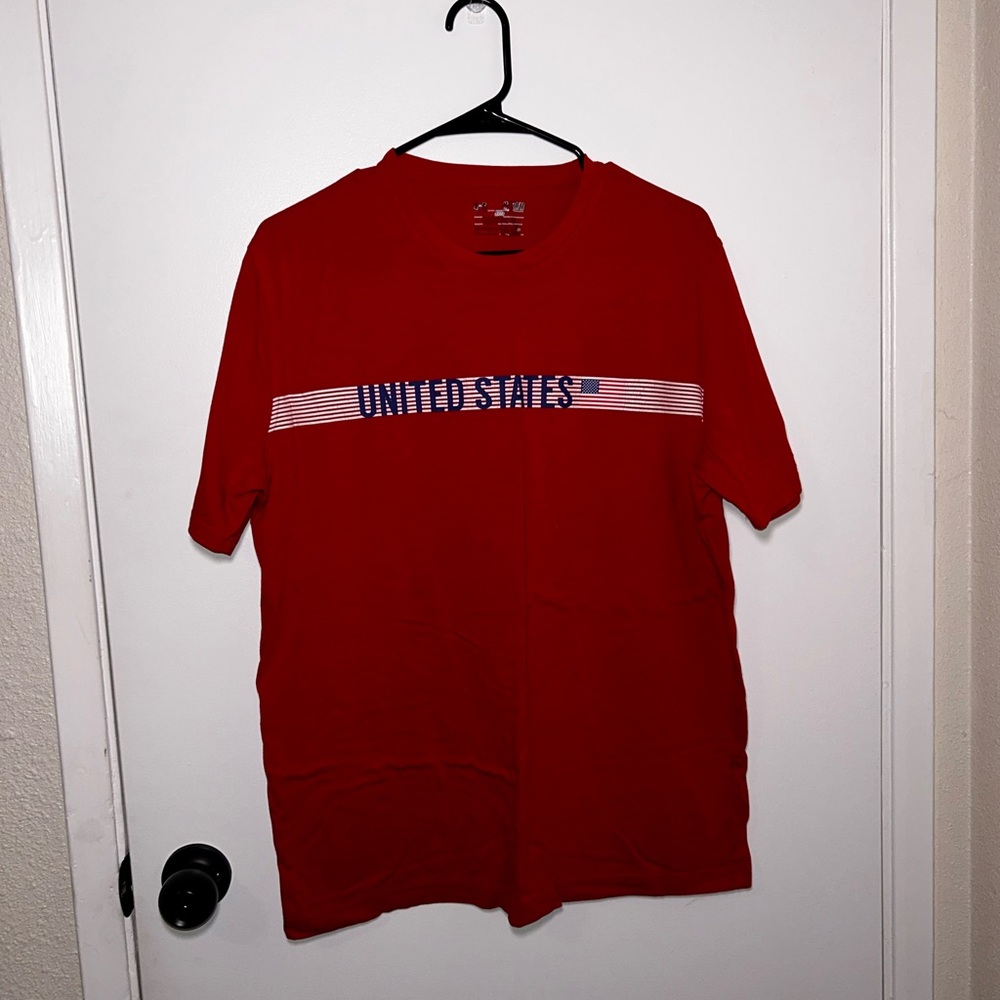 Men’s Under Armour Red United States Tee